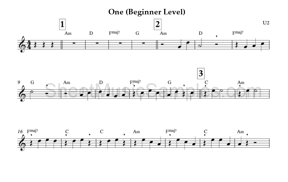 One (Beginner Level)