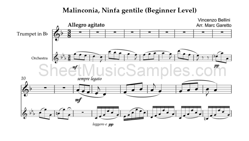 Malinconia, Ninfa gentile (Beginner Level)