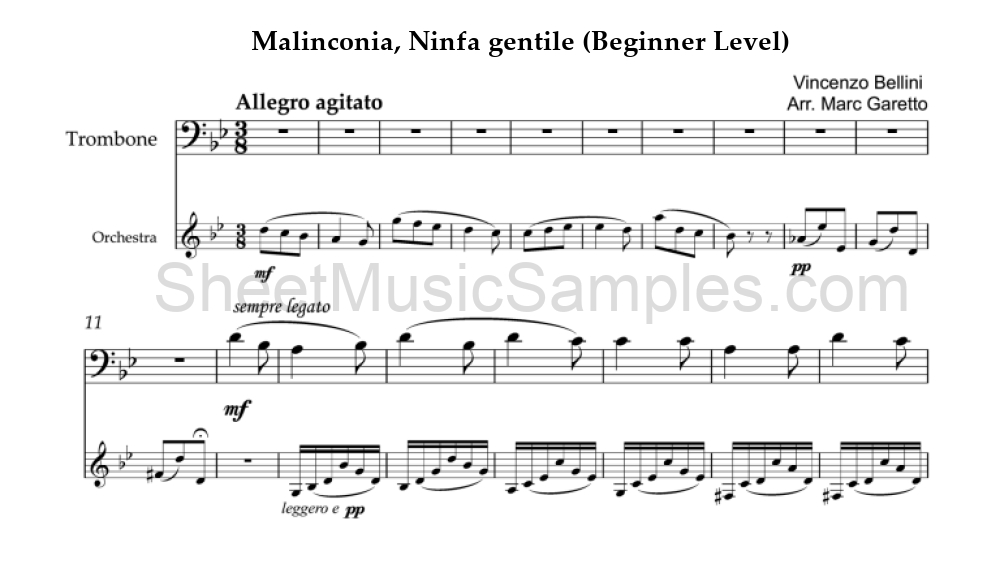 Malinconia, Ninfa gentile (Beginner Level)