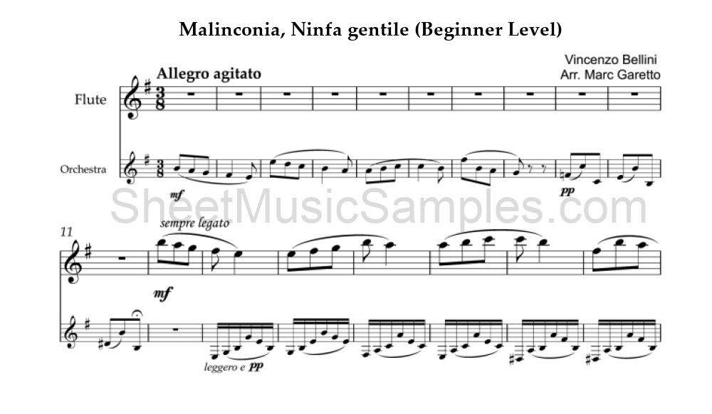 Malinconia, Ninfa gentile (Beginner Level)