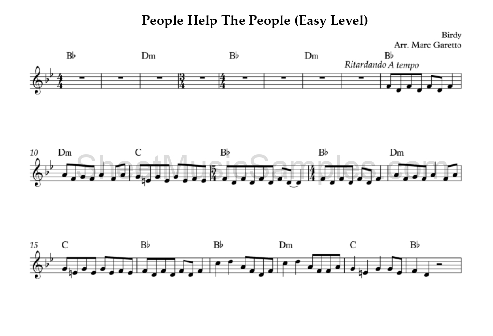 People Help The People (Easy Level)