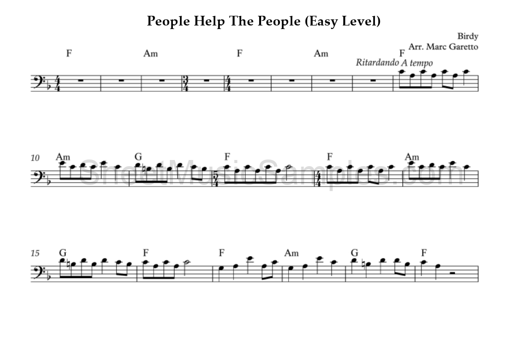 People Help The People (Easy Level)