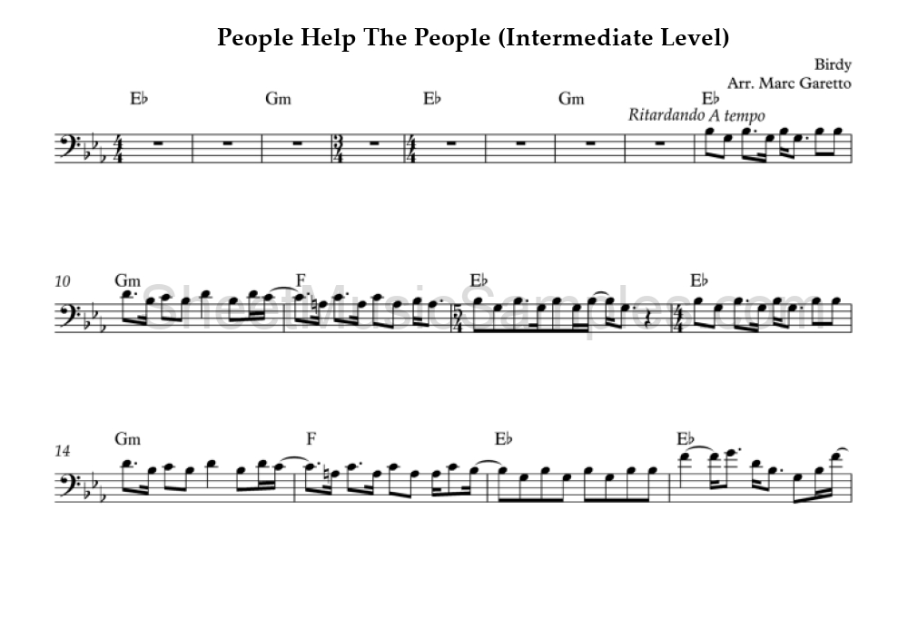 People Help The People (Intermediate Level)