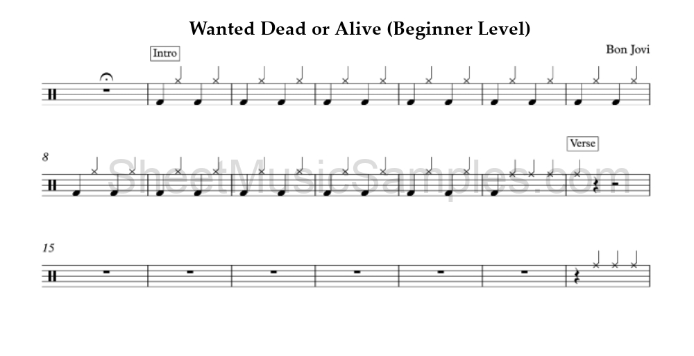 Wanted Dead or Alive (Beginner Level)