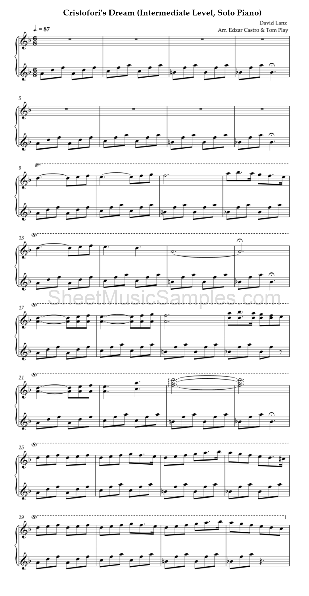 Cristofori's Dream (Intermediate Level, Solo Piano)