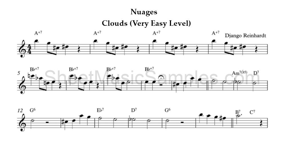 Nuages - Clouds (Very Easy Level)