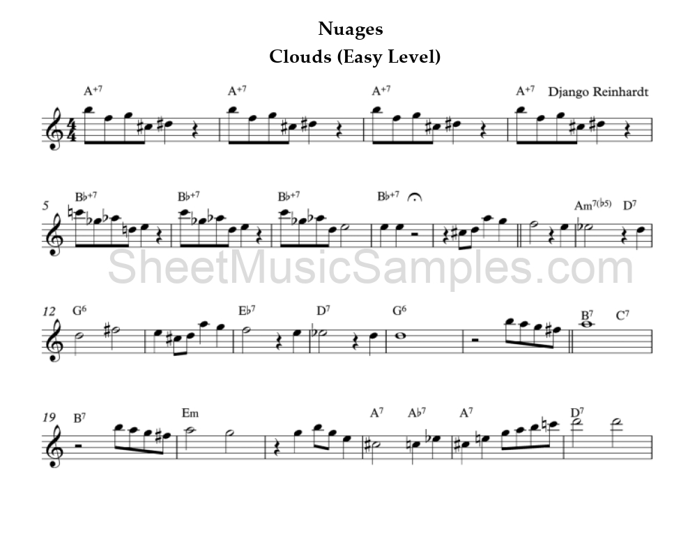 Nuages - Clouds (Easy Level)