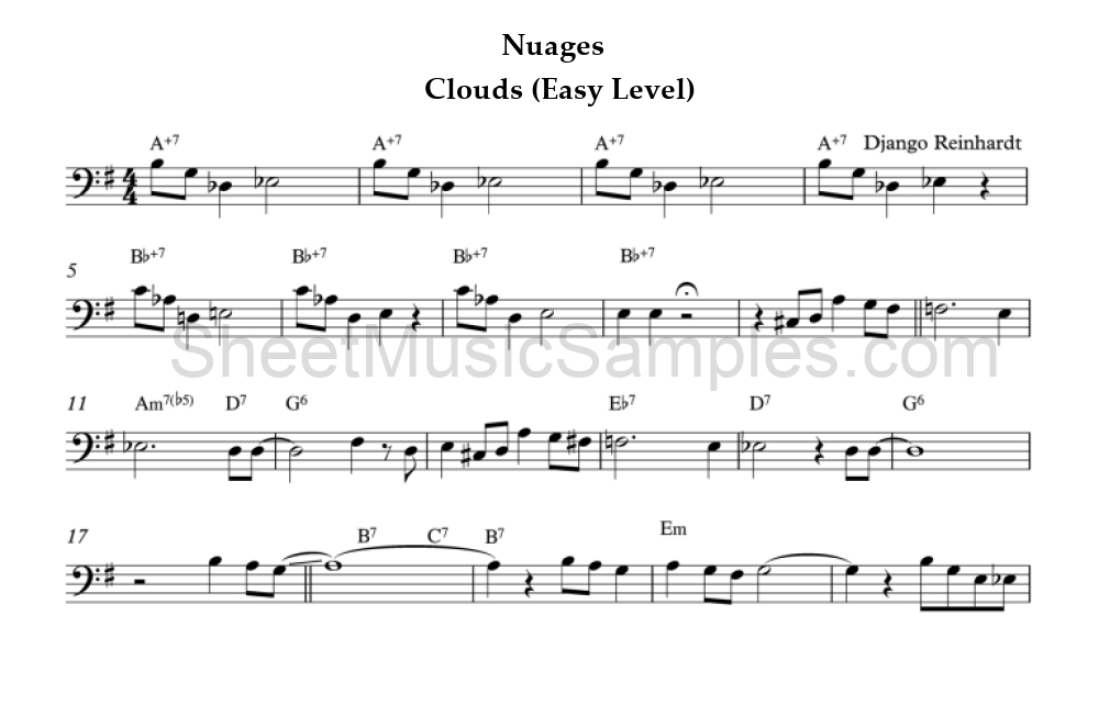 Nuages - Clouds (Easy Level)