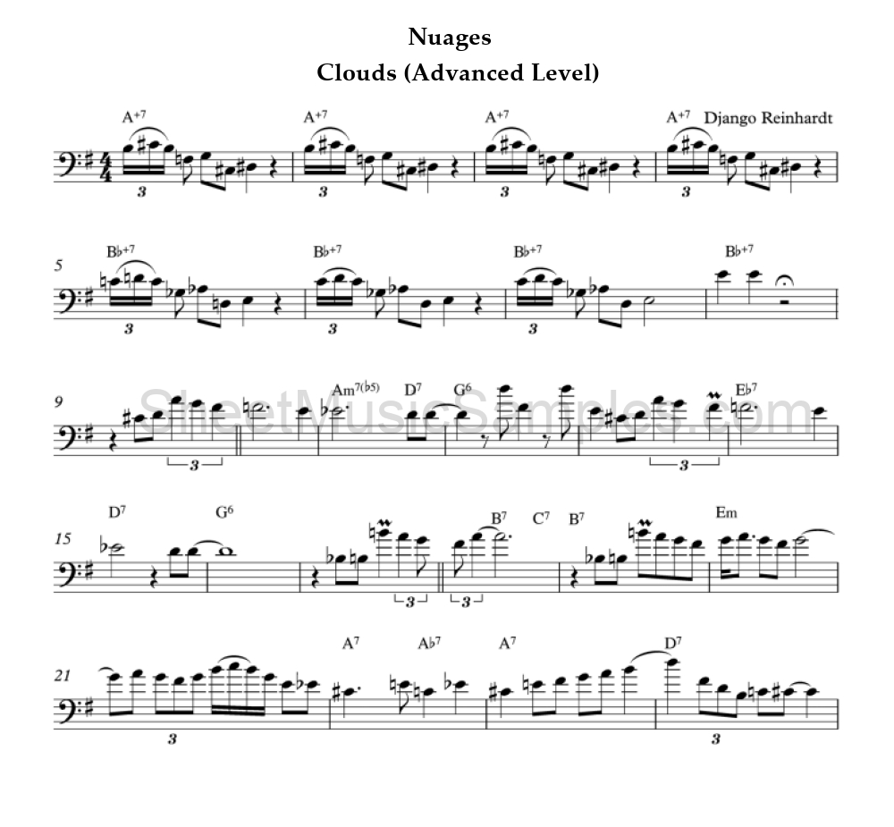 Nuages - Clouds (Advanced Level)