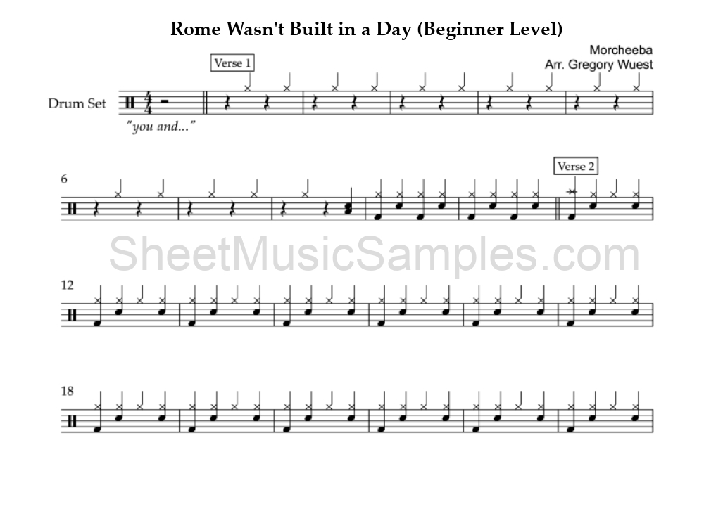 Rome Wasn't Built in a Day (Beginner Level)