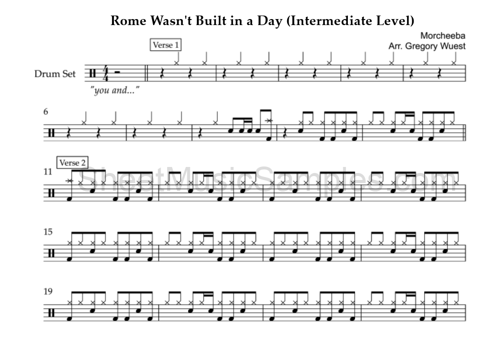 Rome Wasn't Built in a Day (Intermediate Level)