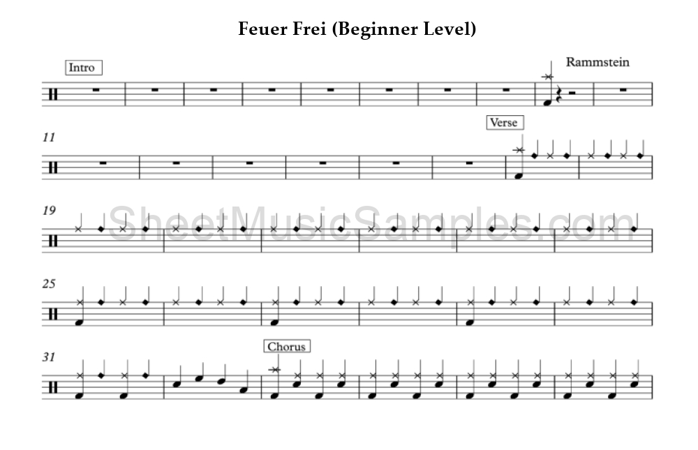 Feuer Frei (Beginner Level)