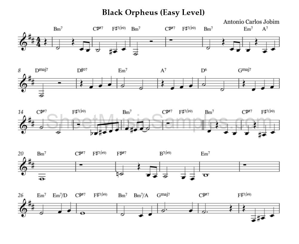 Black Orpheus (Easy Level)