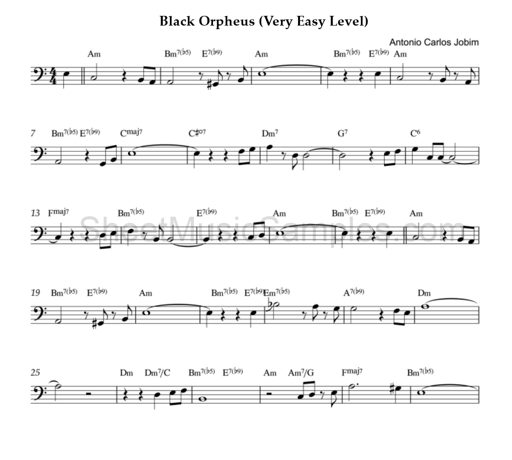 Black Orpheus (Very Easy Level)