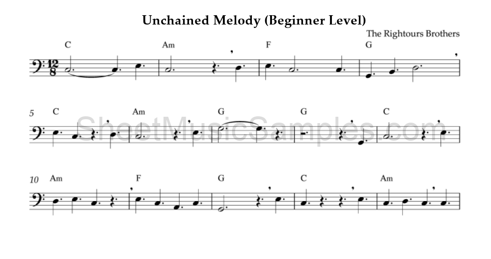 Unchained Melody (Beginner Level)