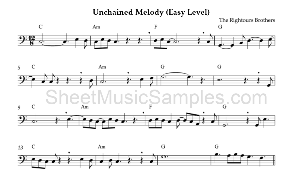 Unchained Melody (Easy Level)