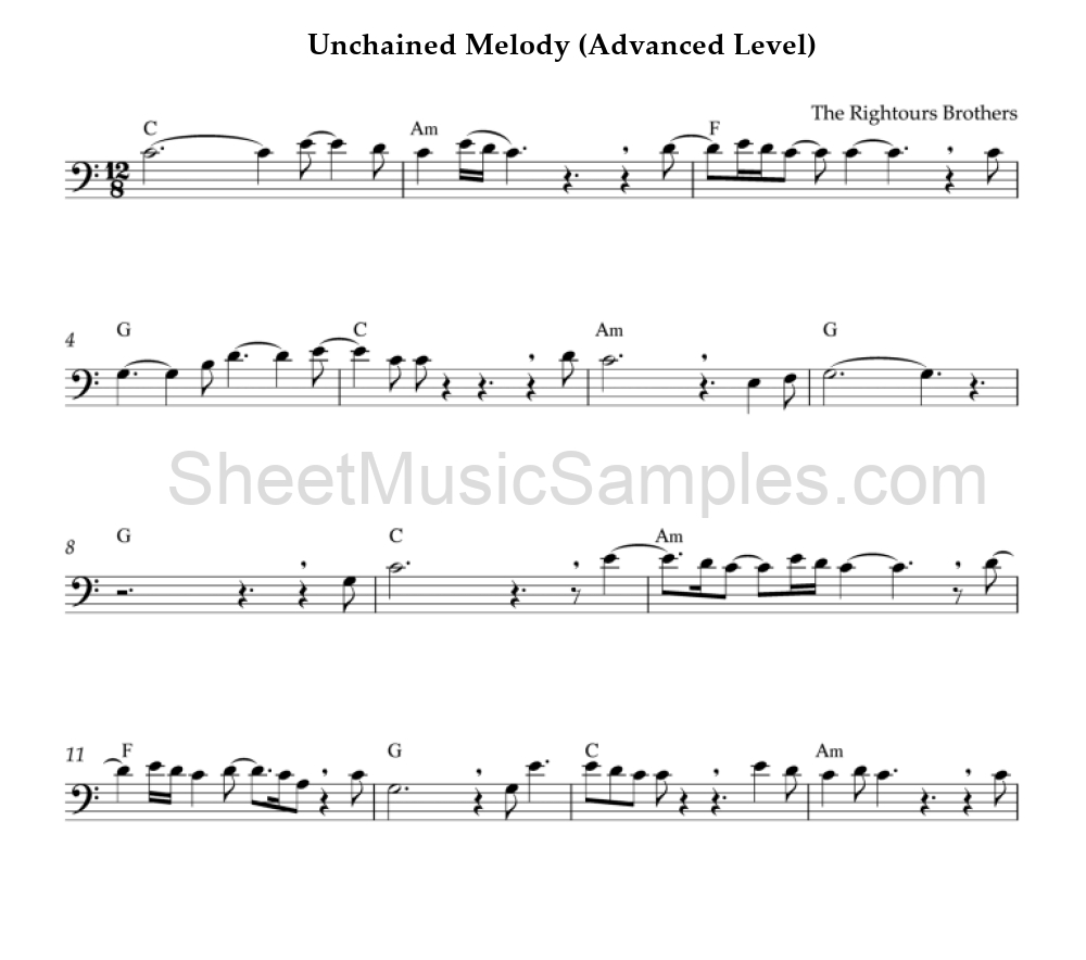 Unchained Melody (Advanced Level)