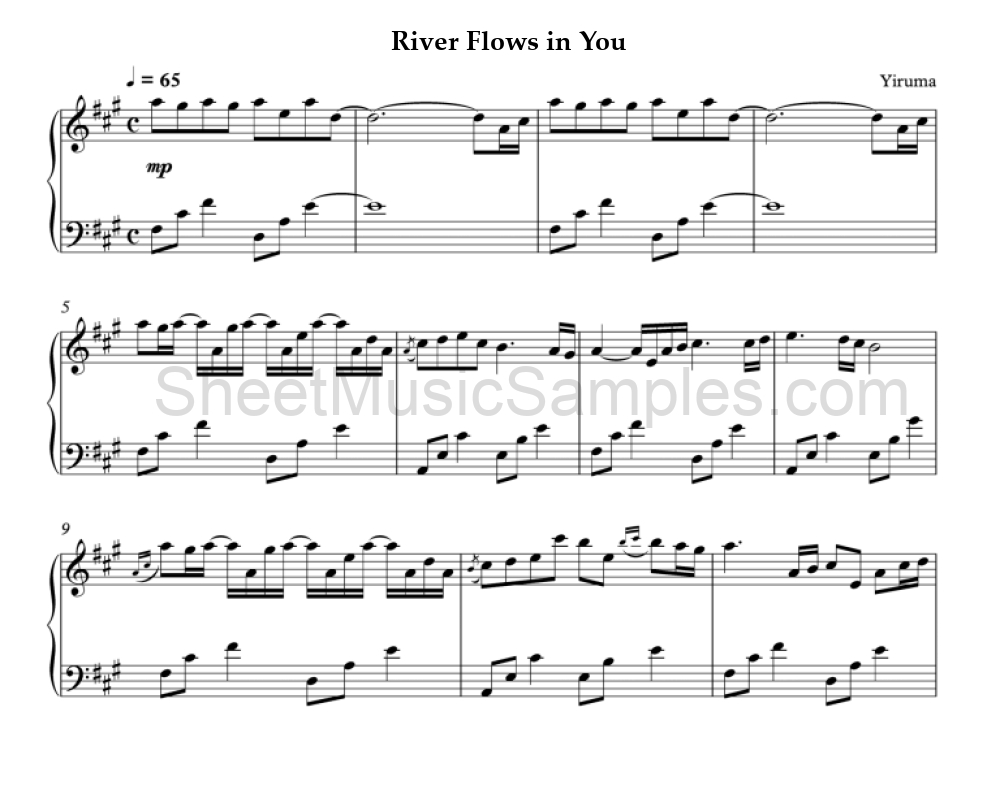 River Flows in You