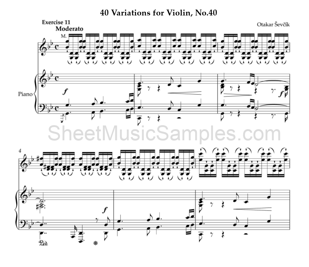 40 Variations for Violin, No.40