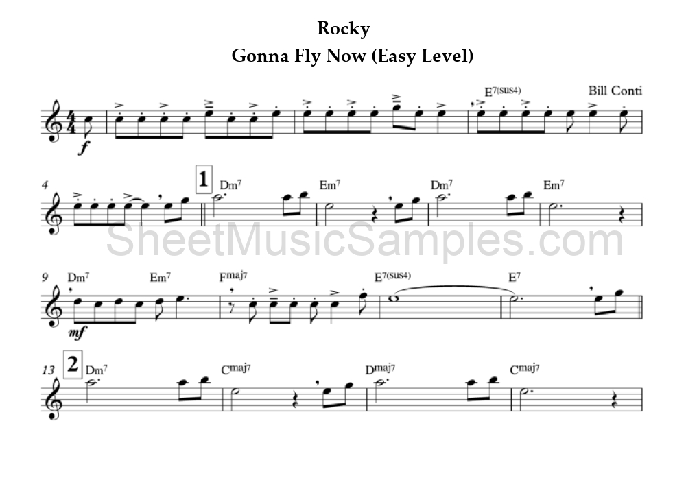 Rocky - Gonna Fly Now (Easy Level)