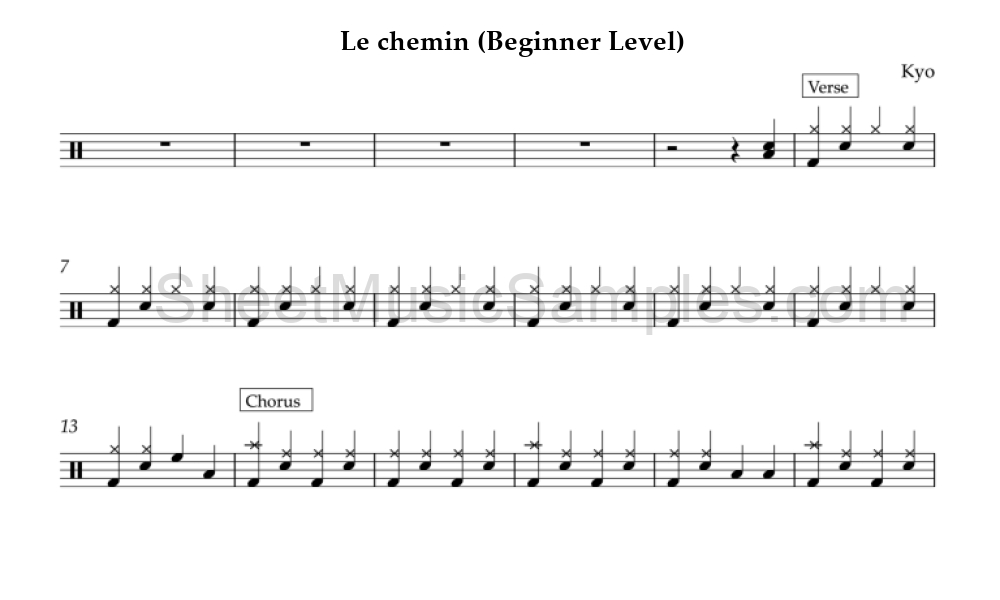 Le chemin (Beginner Level)