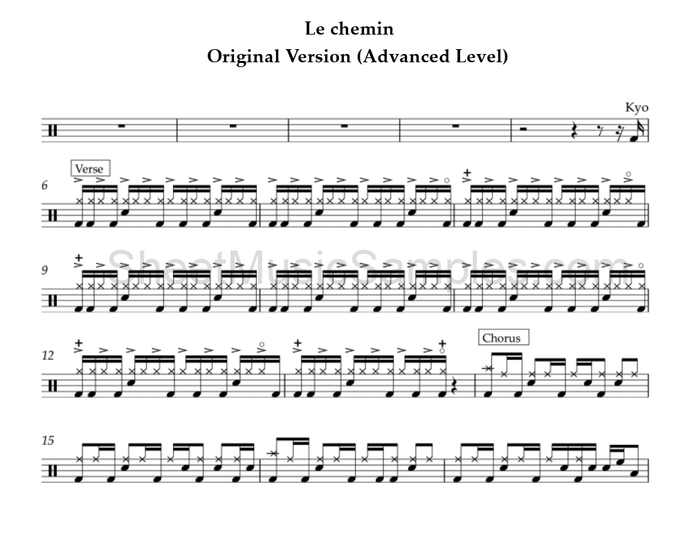 Le chemin - Original Version (Advanced Level)