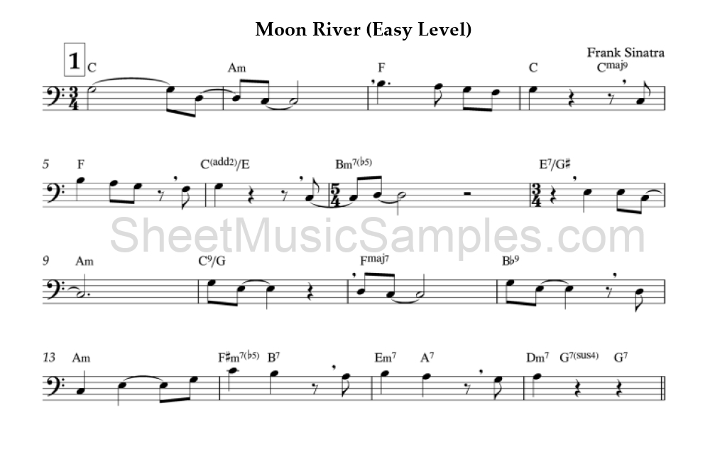 Moon River (Easy Level)