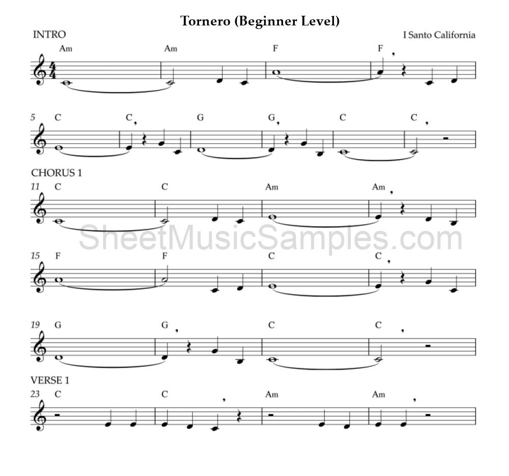 Tornero (Beginner Level)