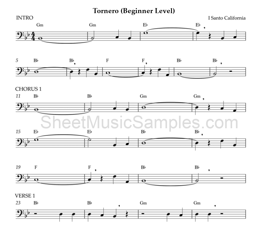 Tornero (Beginner Level)