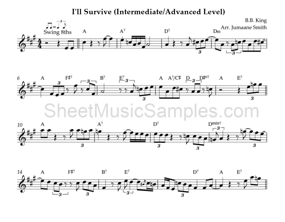 I'll Survive (Intermediate/Advanced Level)