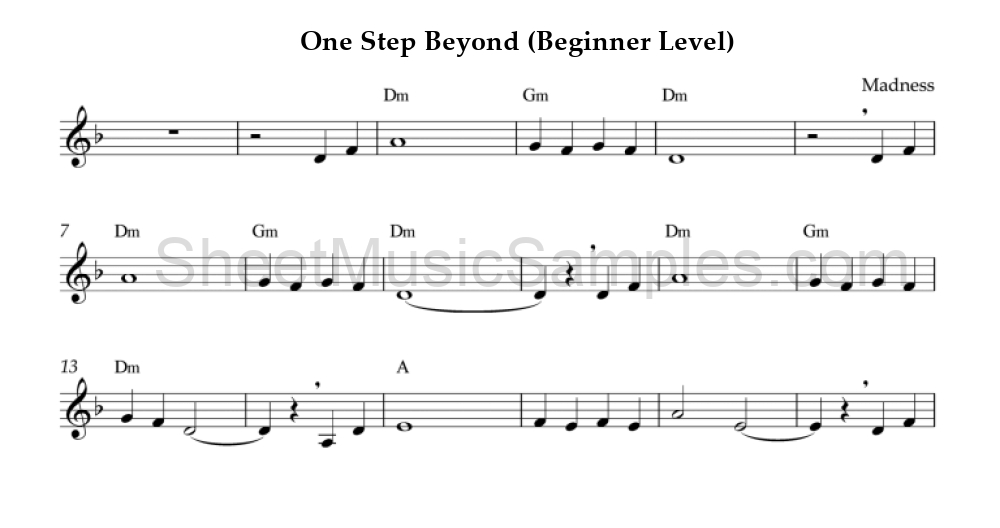 One Step Beyond (Beginner Level)