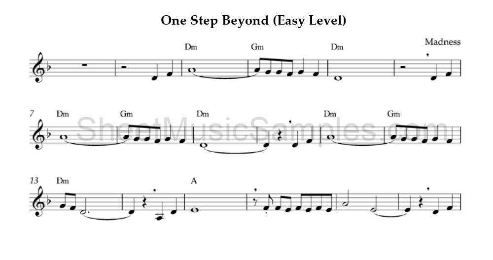 One Step Beyond (Easy Level)