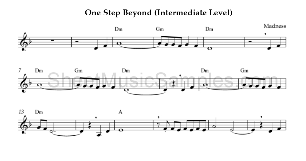 One Step Beyond (Intermediate Level)