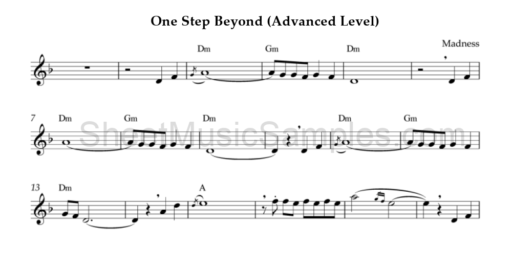 One Step Beyond (Advanced Level)