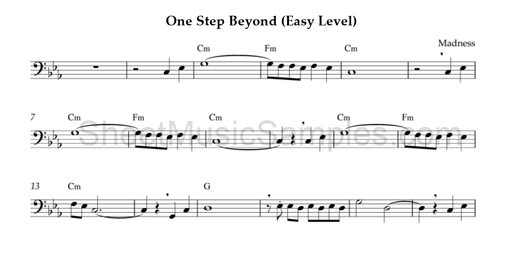 One Step Beyond (Easy Level)