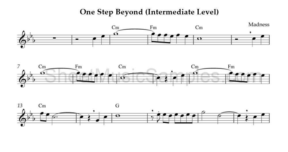 One Step Beyond (Intermediate Level)