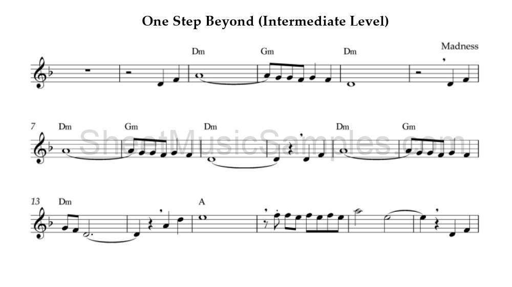 One Step Beyond (Intermediate Level)