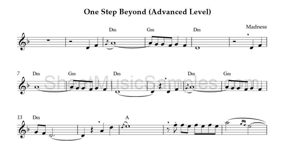 One Step Beyond (Advanced Level)