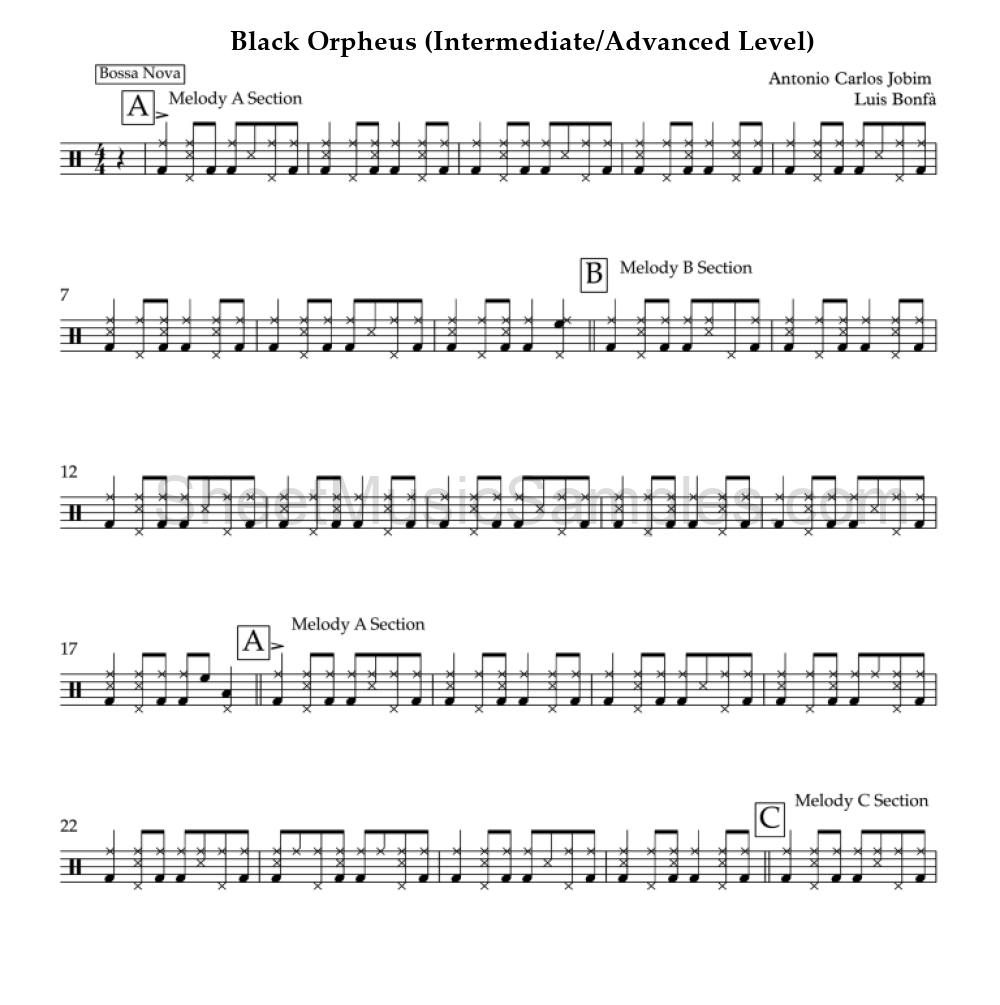 Black Orpheus (Intermediate/Advanced Level)