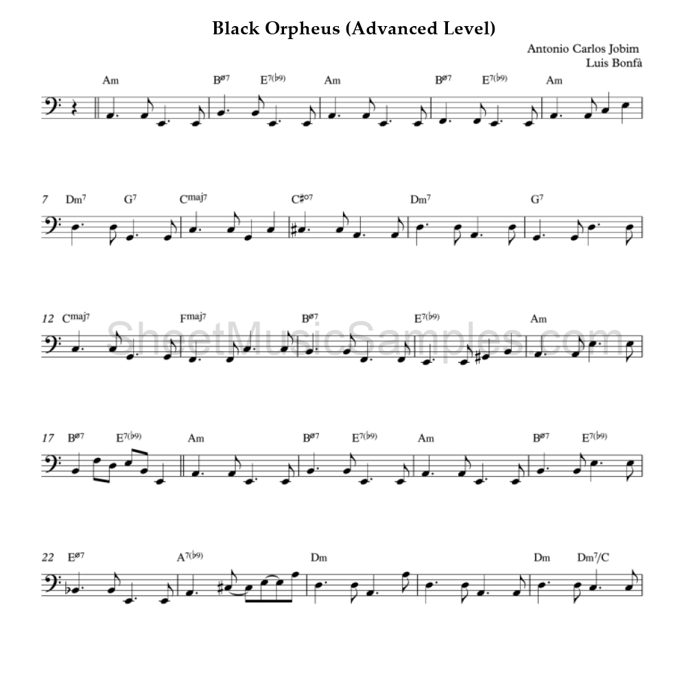 Black Orpheus (Advanced Level)