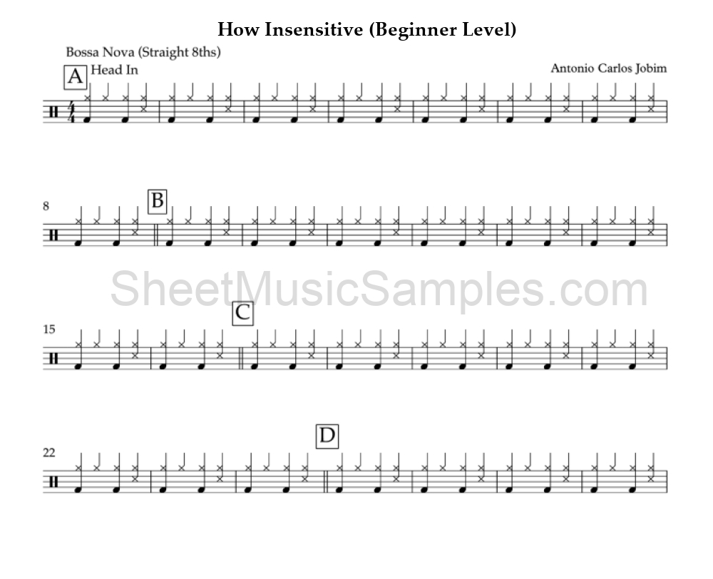 How Insensitive (Beginner Level)