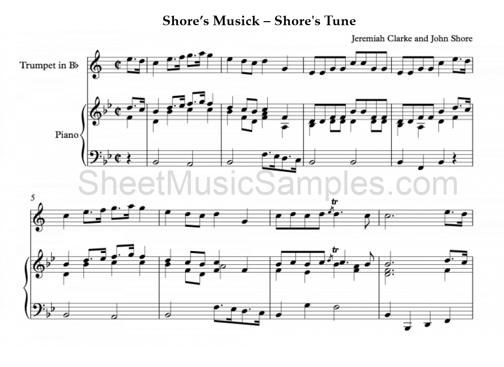 Shore’s Musick – Shore's Tune