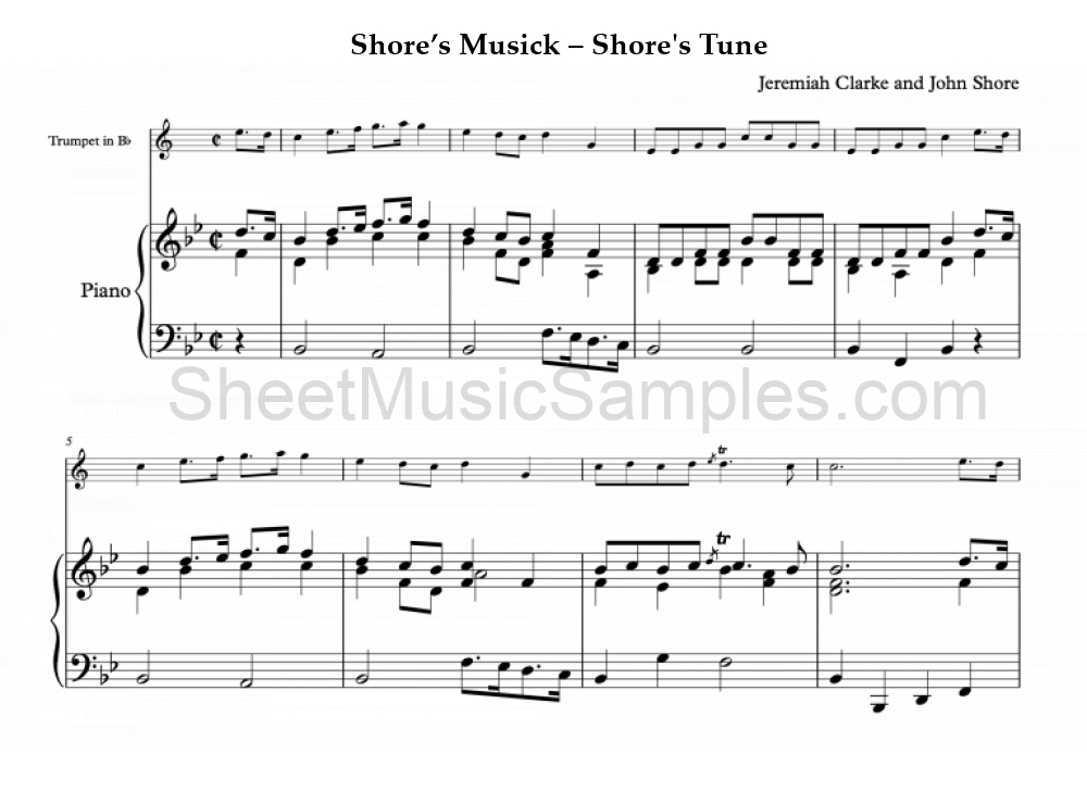 Shore’s Musick – Shore's Tune