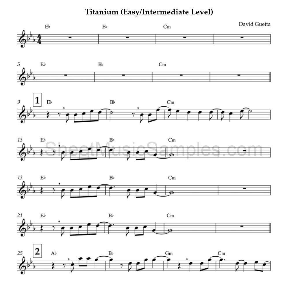 Titanium (Easy/Intermediate Level)