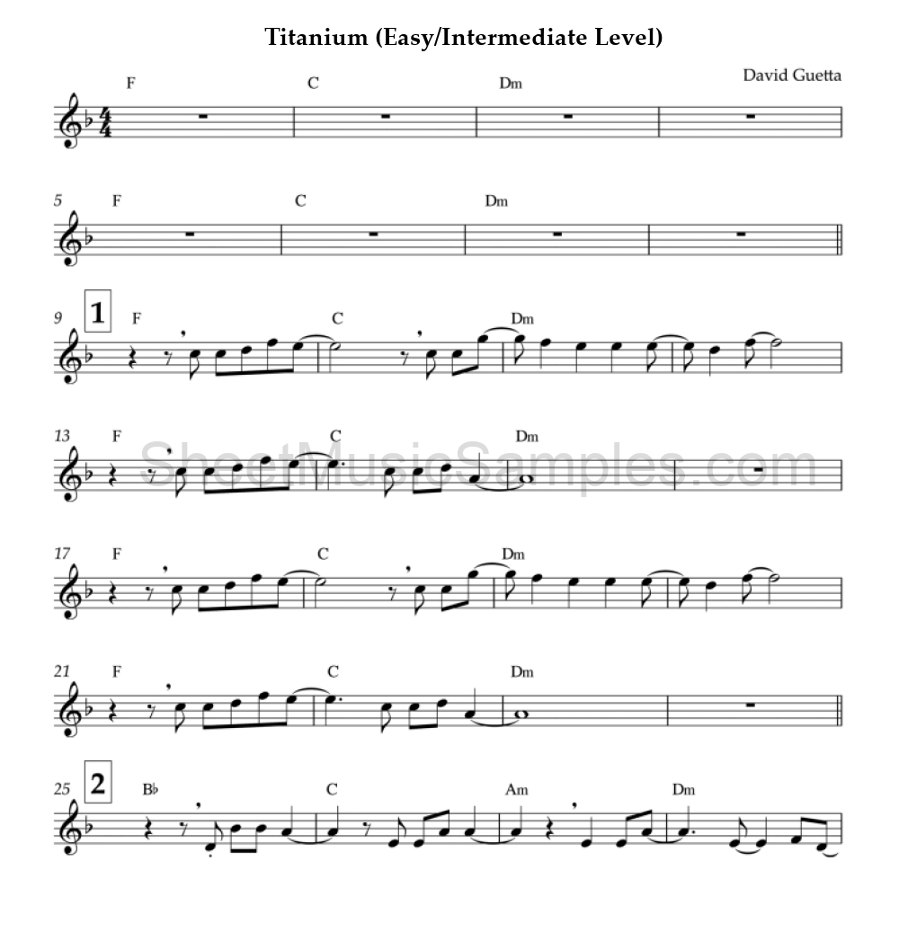 Titanium (Easy/Intermediate Level)