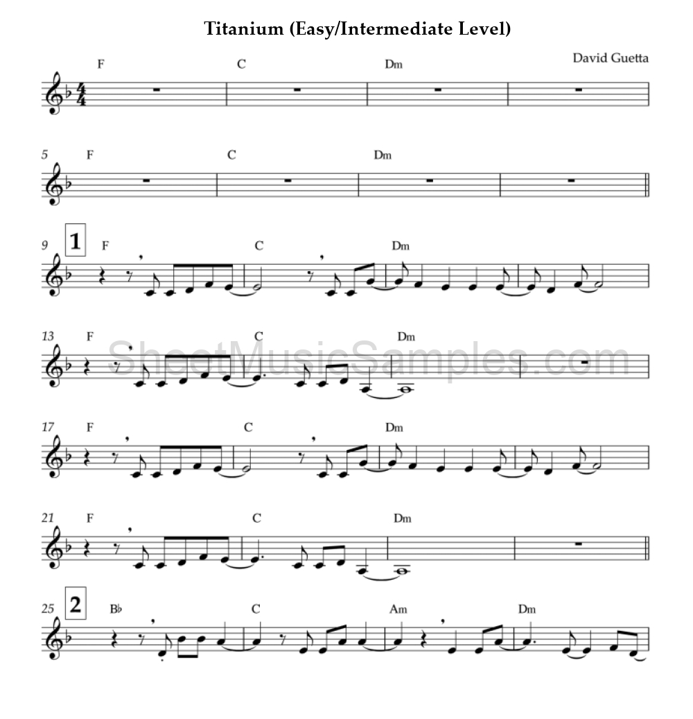 Titanium (Easy/Intermediate Level)