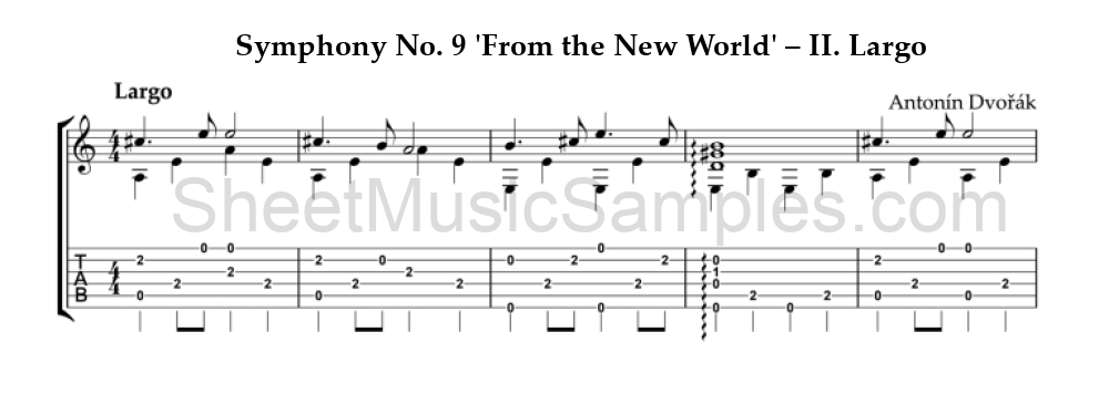 Symphony No. 9 'From the New World' – II. Largo