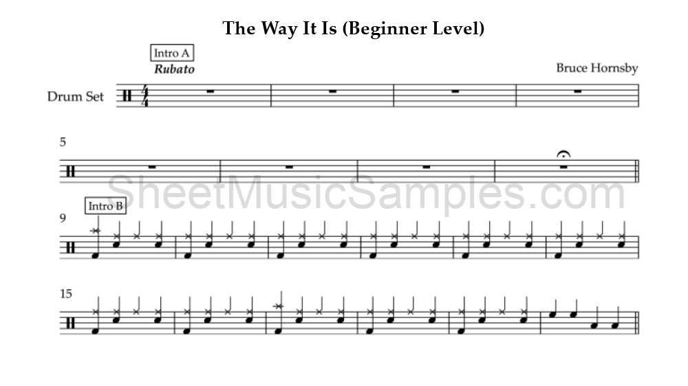 The Way It Is (Beginner Level)