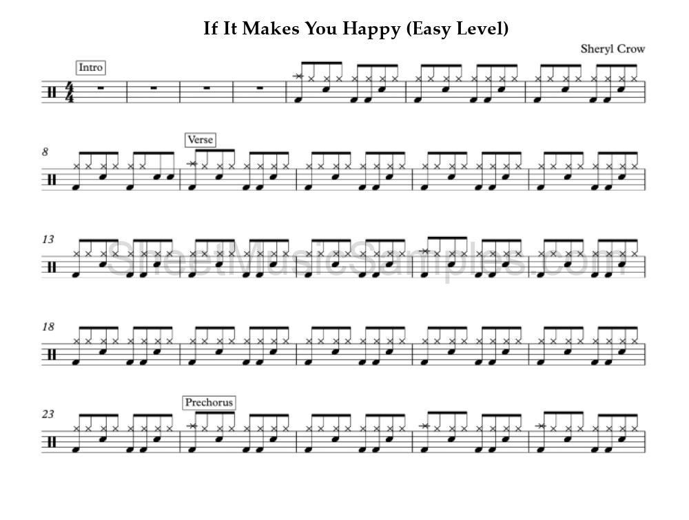 If It Makes You Happy (Easy Level)