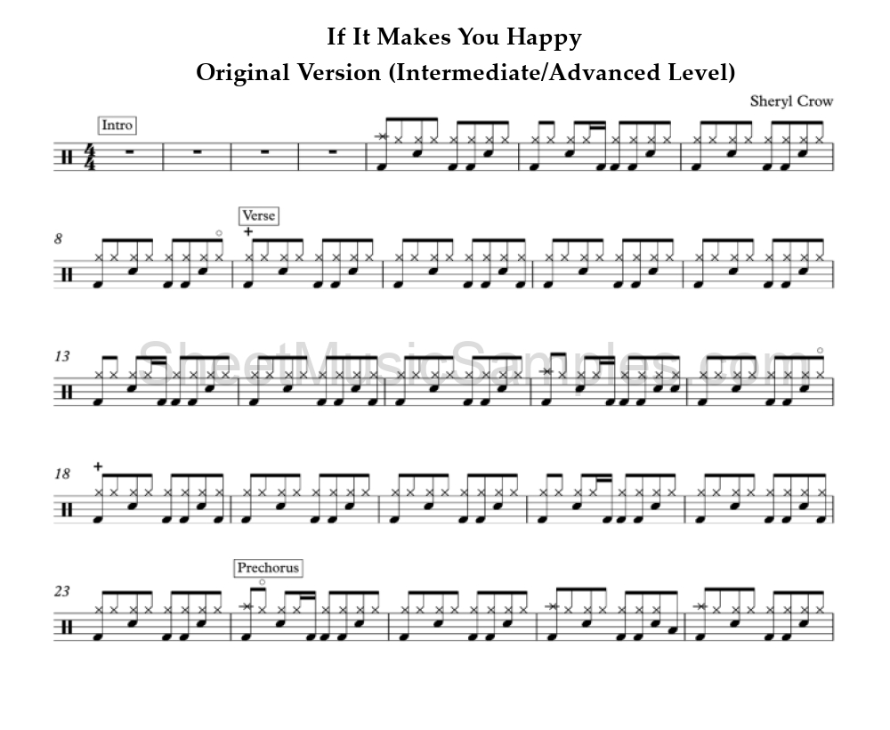 If It Makes You Happy - Original Version (Intermediate/Advanced Level)